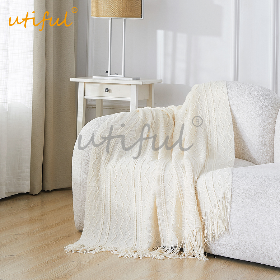 soft acrylic sofa throw